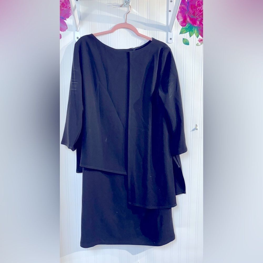 TOM AND LINDA PLATT Elegant Black Women's Dress‎ SZ 14